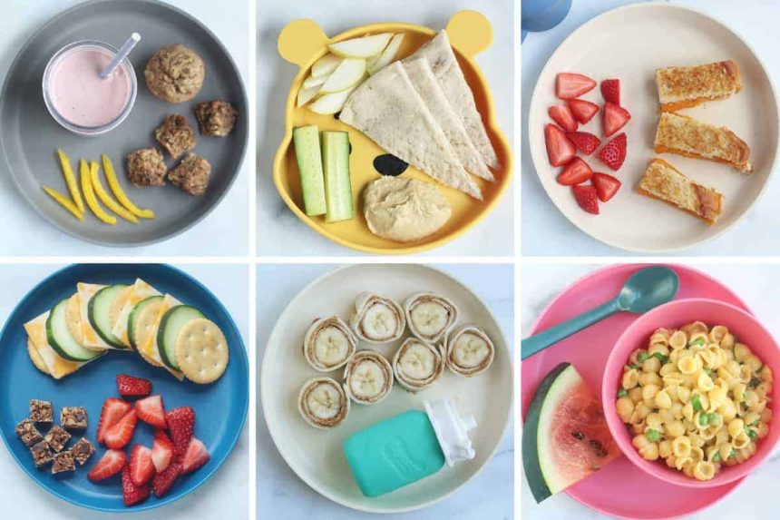 15 Easy Lunch Ideas for 1 Year Olds - Healthy Happyness