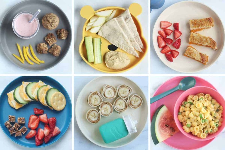15 Easy Lunch Ideas For 1 Year Olds Healthy Happyness