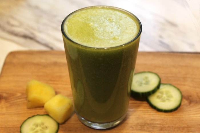 The Best Cucumber And Pineapple Cleanse Smoothie